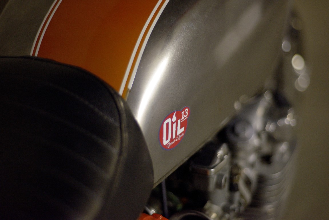 Oil13 - Honda CB500 Four K3 1979 Café Racer Right Side Detail