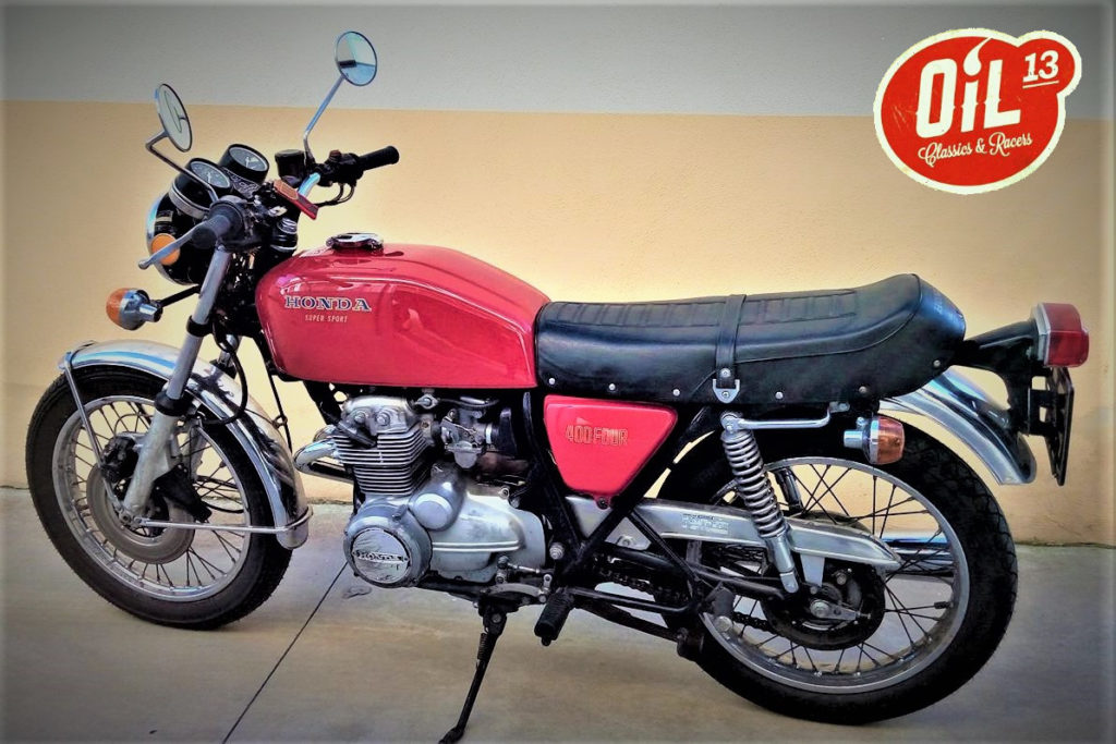 Oil13 Logo Honda CB400 Four Super Sport 1977 La Fenice Logo