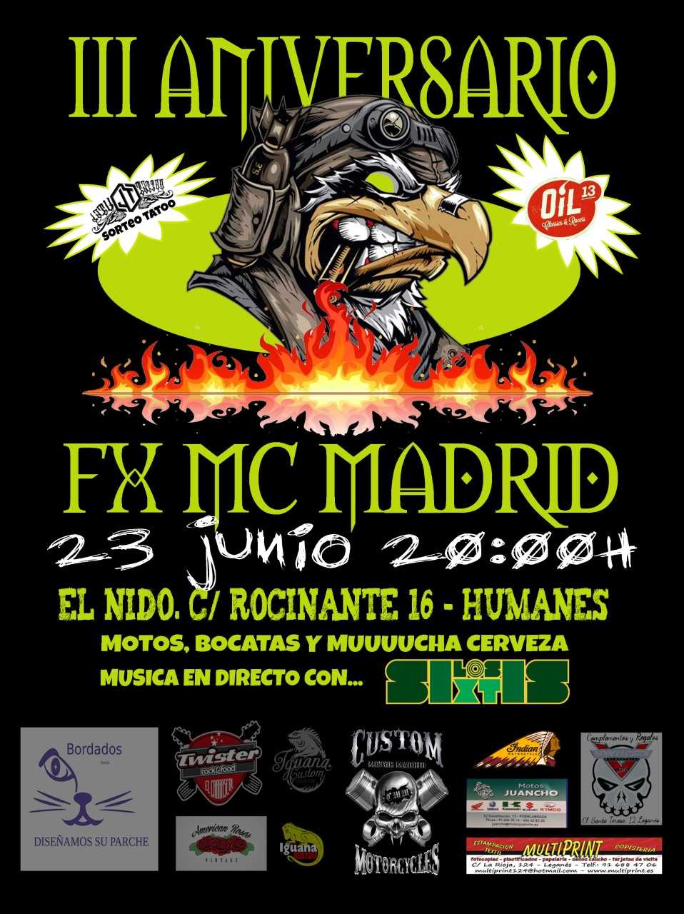 Oil13 - FX MC Madrid 2018 - 3º Aniversario